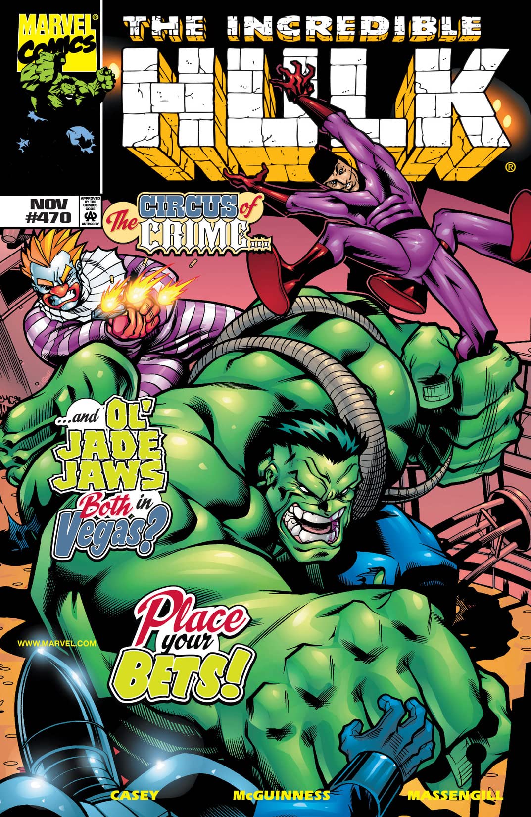 The Incredible Hulk #470 cover
