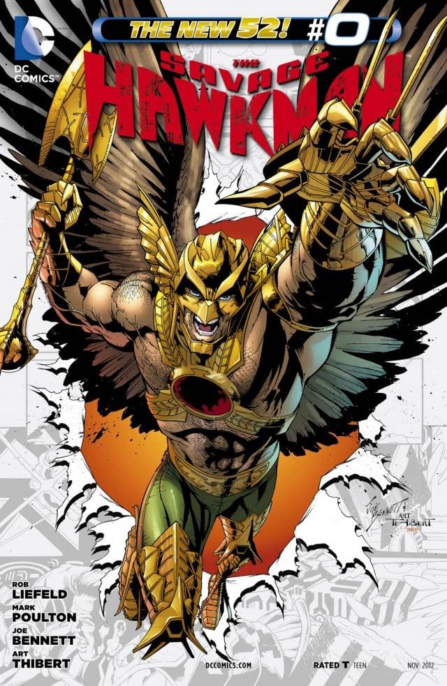 The Savage Hawkman #0 cover