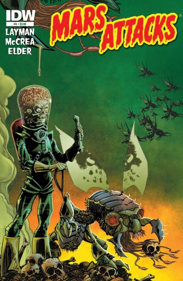 Mars Attacks #4 cover