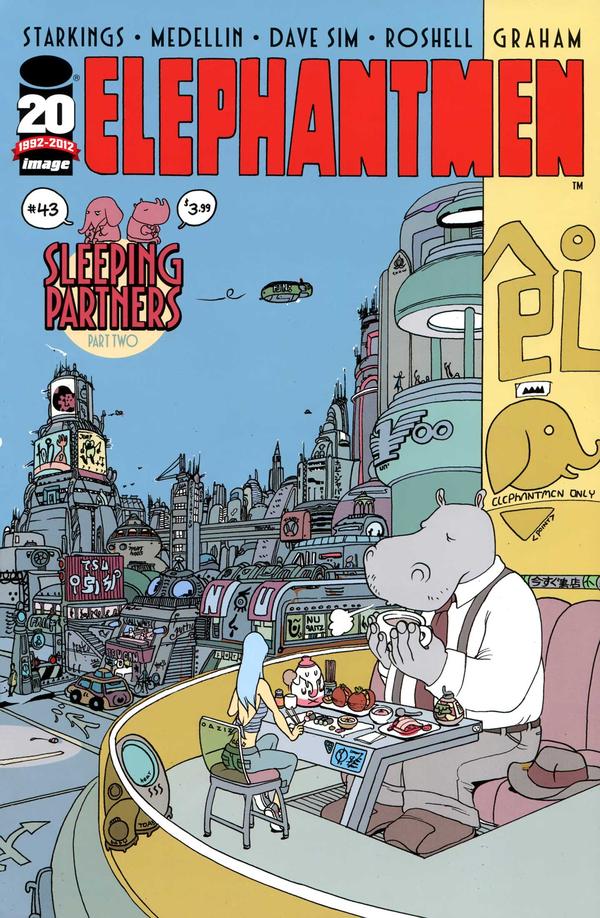 Elephantmen #43 cover