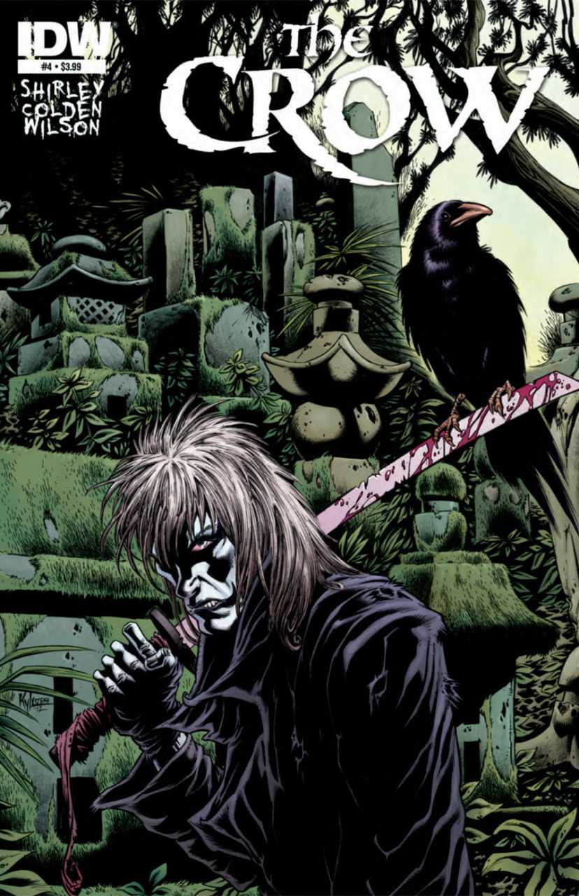 The Crow: Death and Rebirth #4 cover