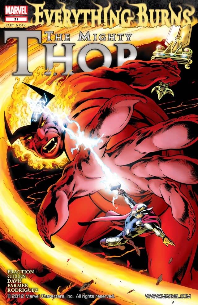 The Mighty Thor #21 cover