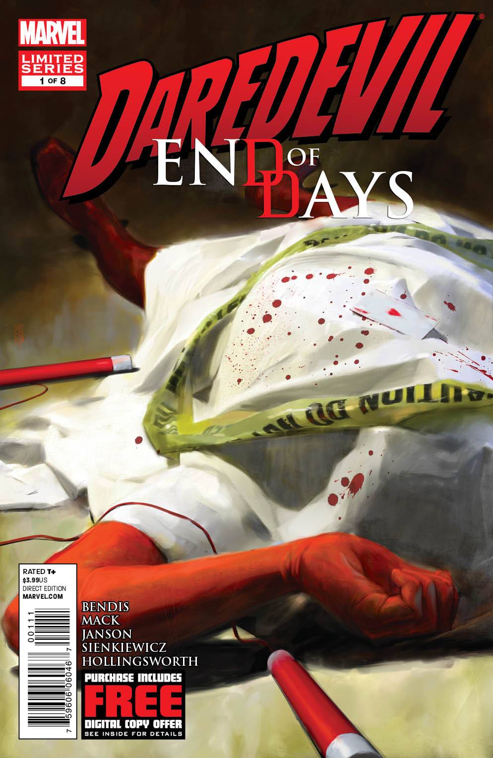Daredevil: End of Days #1 cover