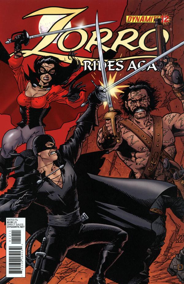 Zorro Rides Again #12 cover