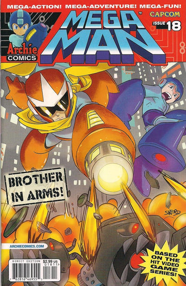 Mega Man #18 cover