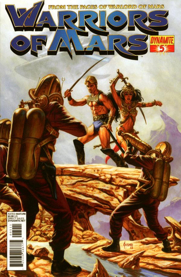 Warriors of Mars #5 cover