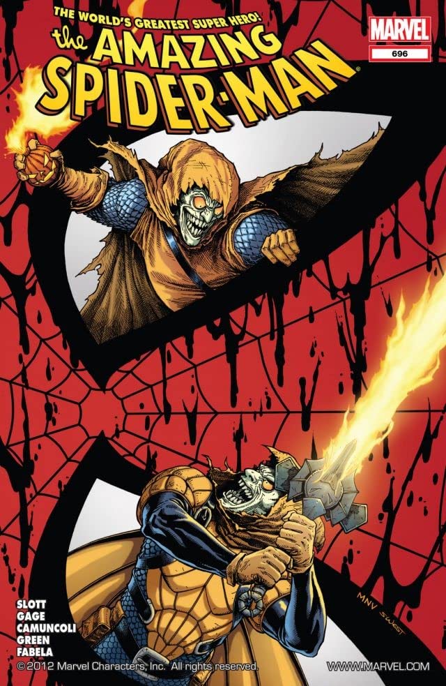 The Amazing Spider-Man #696 cover