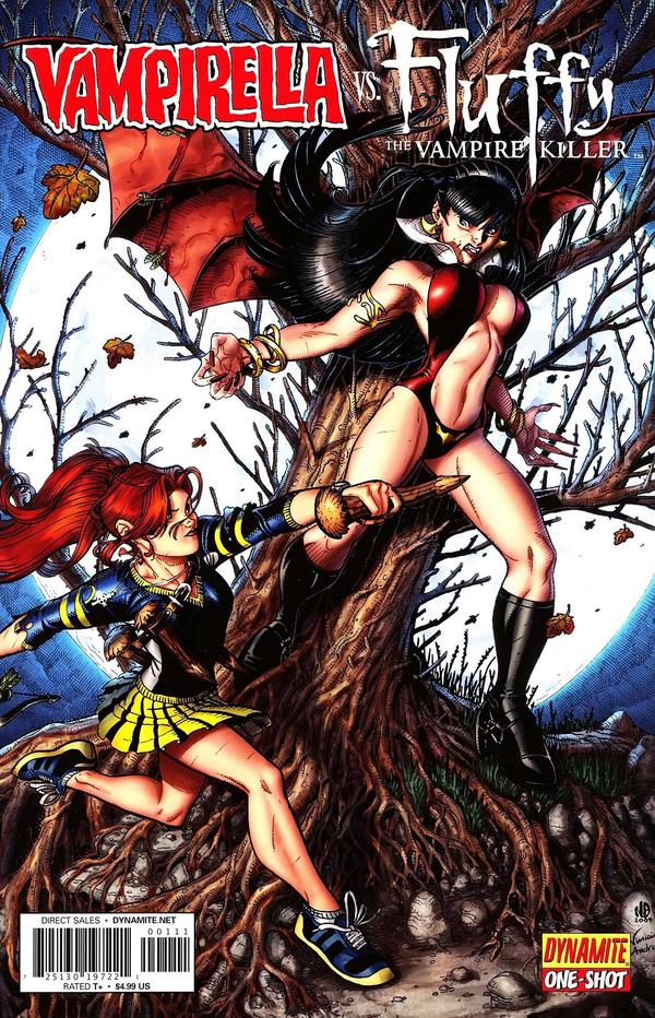 Vampirella vs. Fluffy #1 cover