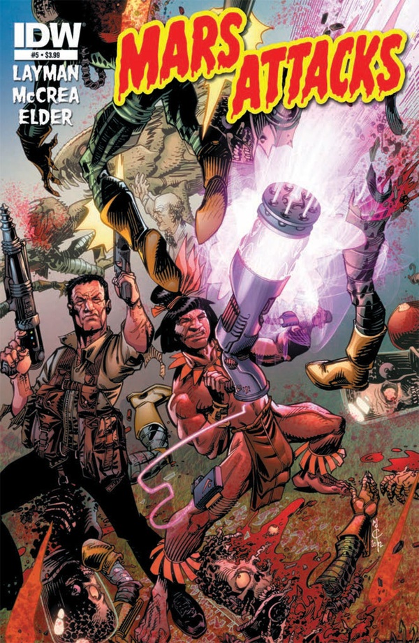 Mars Attacks #5 cover