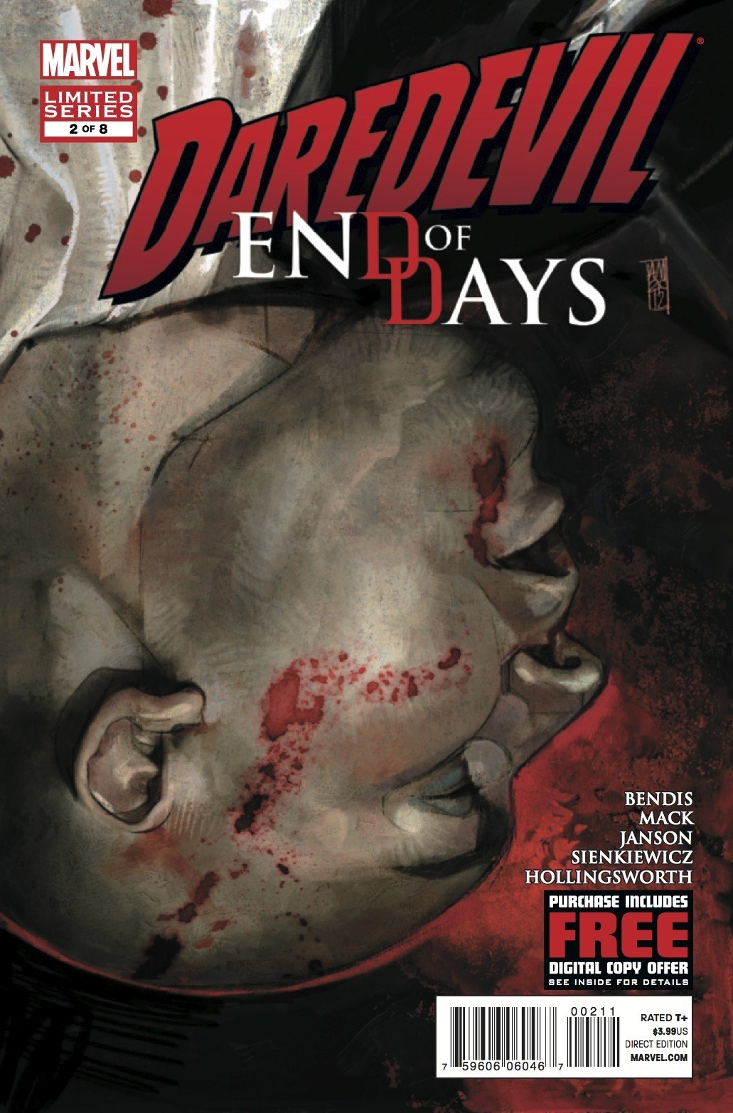 Daredevil: End of Days #2 cover