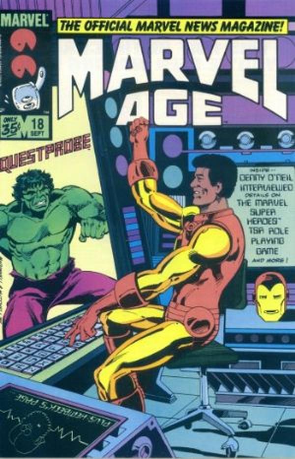 Marvel Age #18 cover