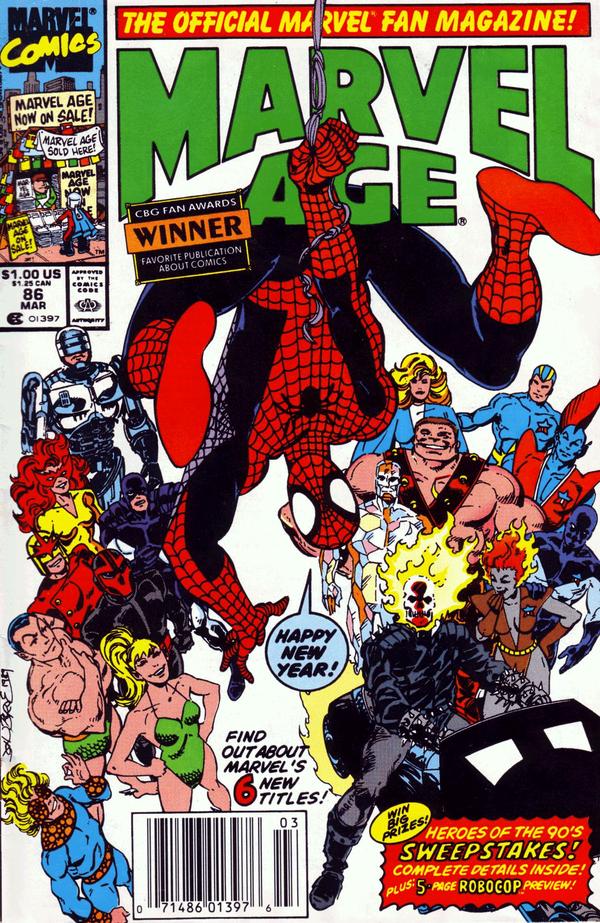 Marvel Age #86 cover