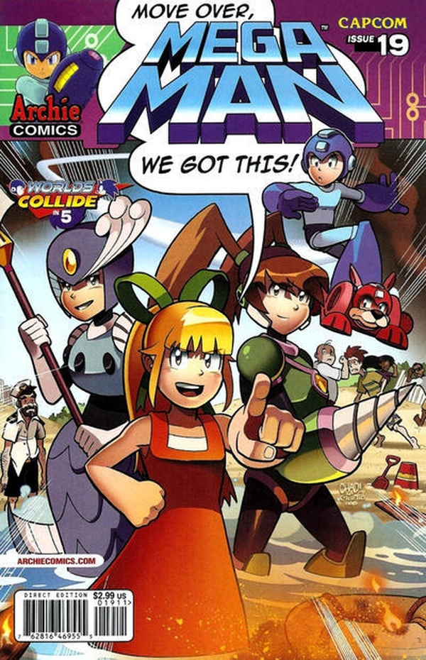 Mega Man #19 cover