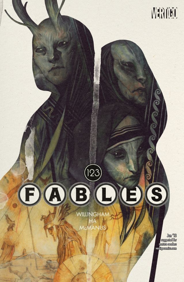 Fables #123 cover