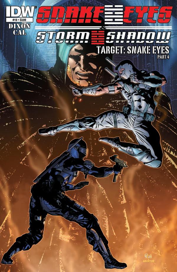 Snake Eyes and Storm Shadow #19 cover