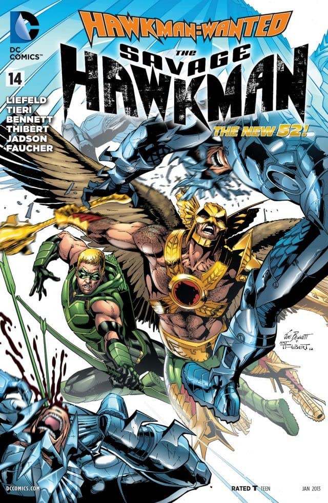 The Savage Hawkman #14 cover