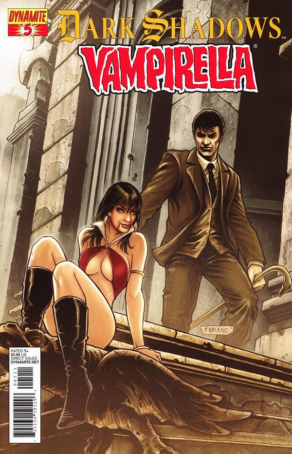 Dark Shadows / Vampirella #5 cover