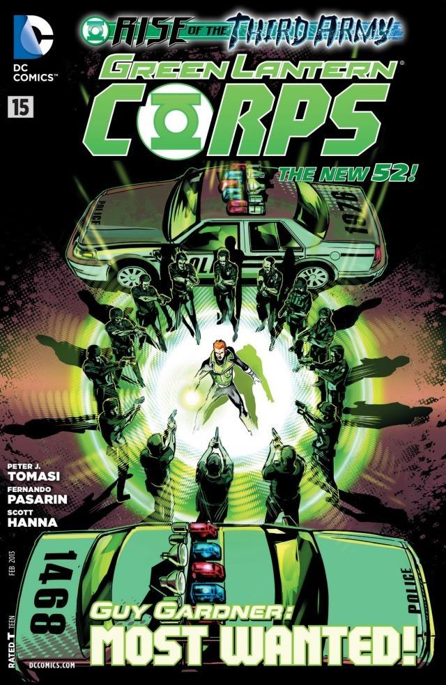 Green Lantern Corps #15 cover