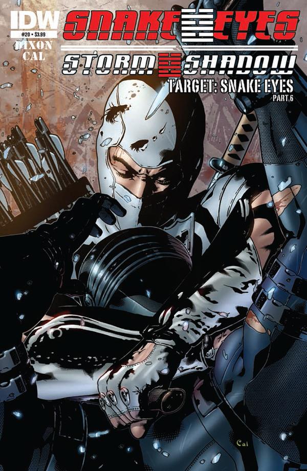 Snake Eyes and Storm Shadow #20 cover