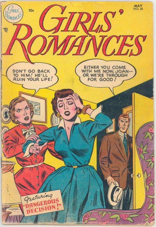 Girls' Romances #20 cover