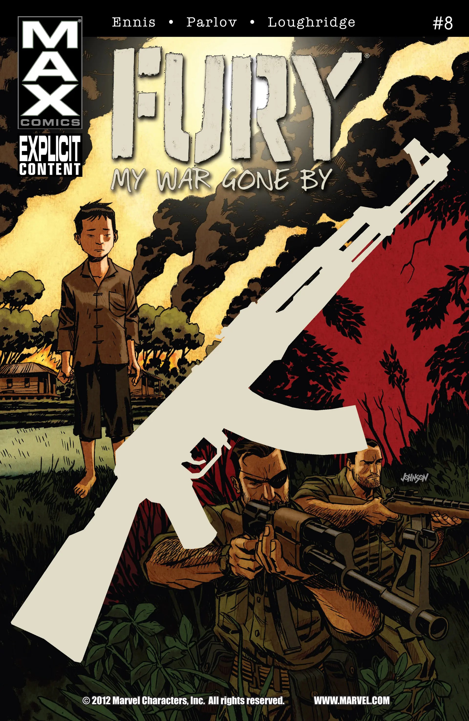 Fury Max #8 cover