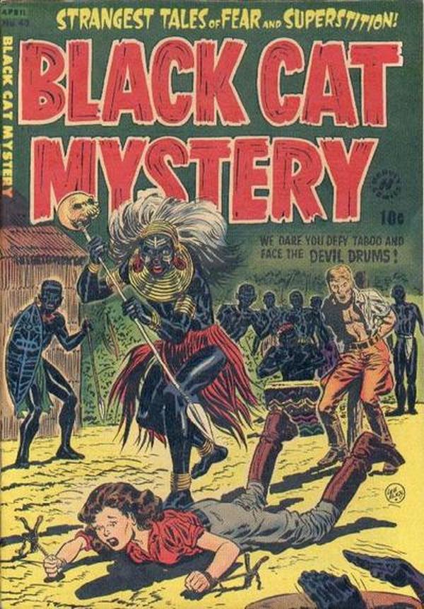 Black Cat Comics #43 cover