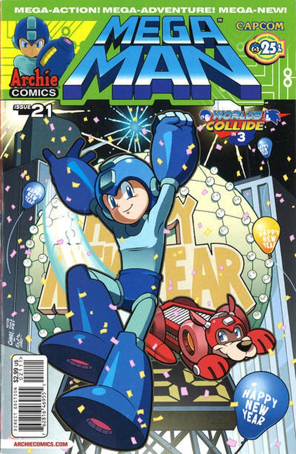 Mega Man #21 cover