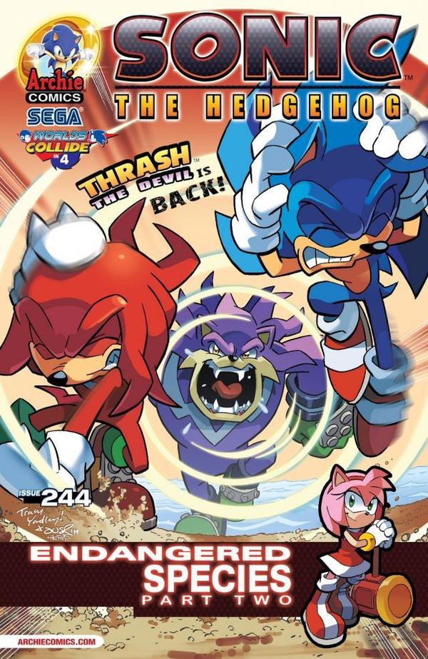 Sonic the Hedgehog #244 cover