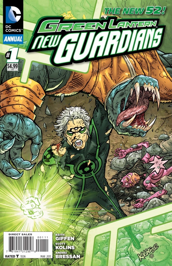 Green Lantern: New Guardians Annual #1 cover