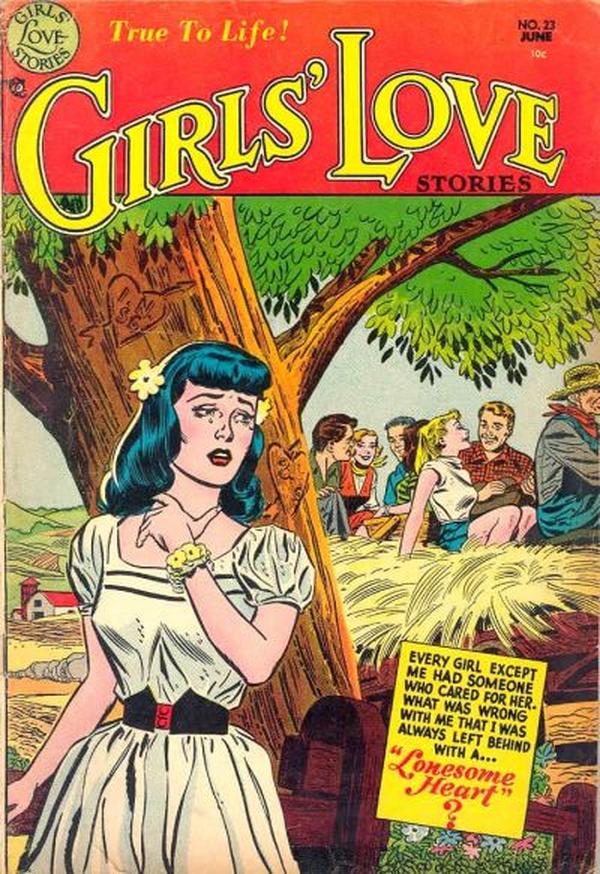 Girls' Love Stories #23 cover