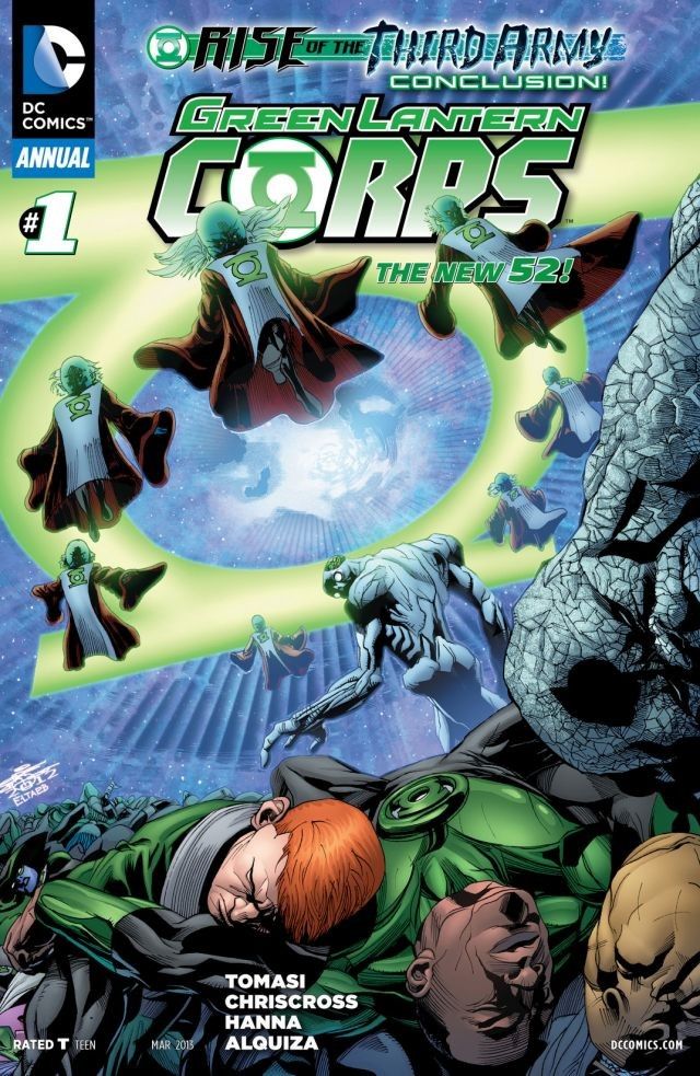 Green Lantern Corps Annual #1 cover