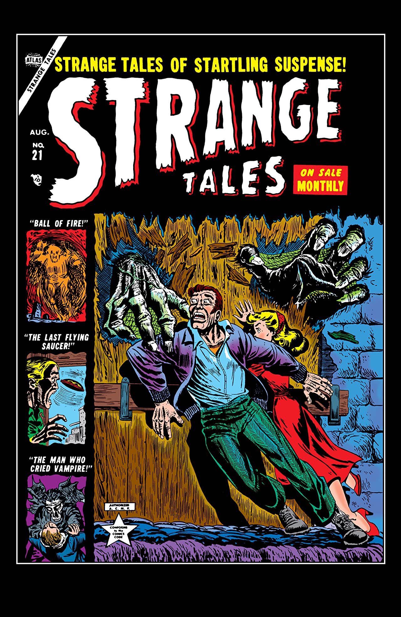 Strange Tales #21 cover