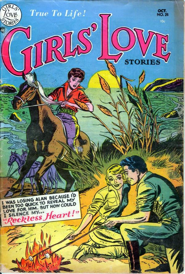 Girls' Love Stories #25 cover