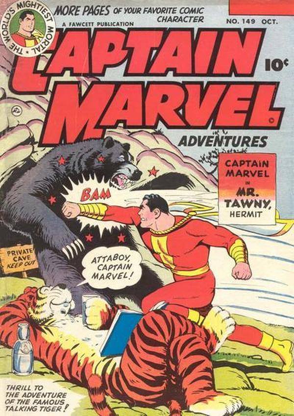 Captain Marvel Adventures #149 cover