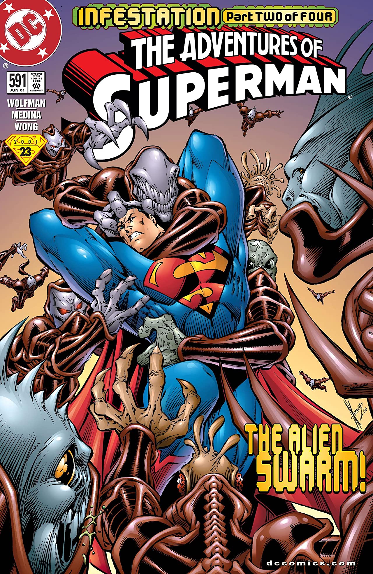 Adventures of Superman #591 cover