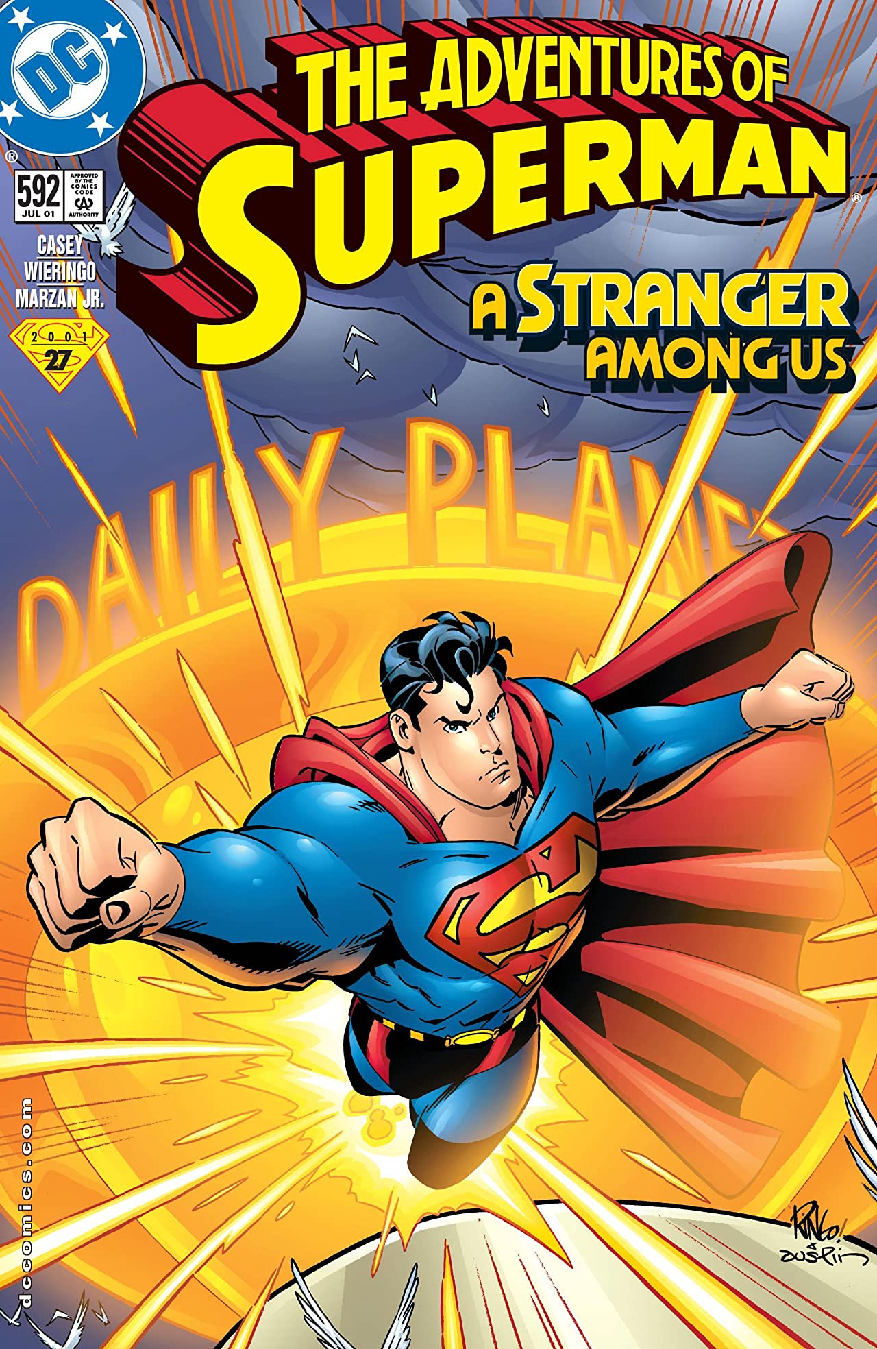 Adventures of Superman #592 cover