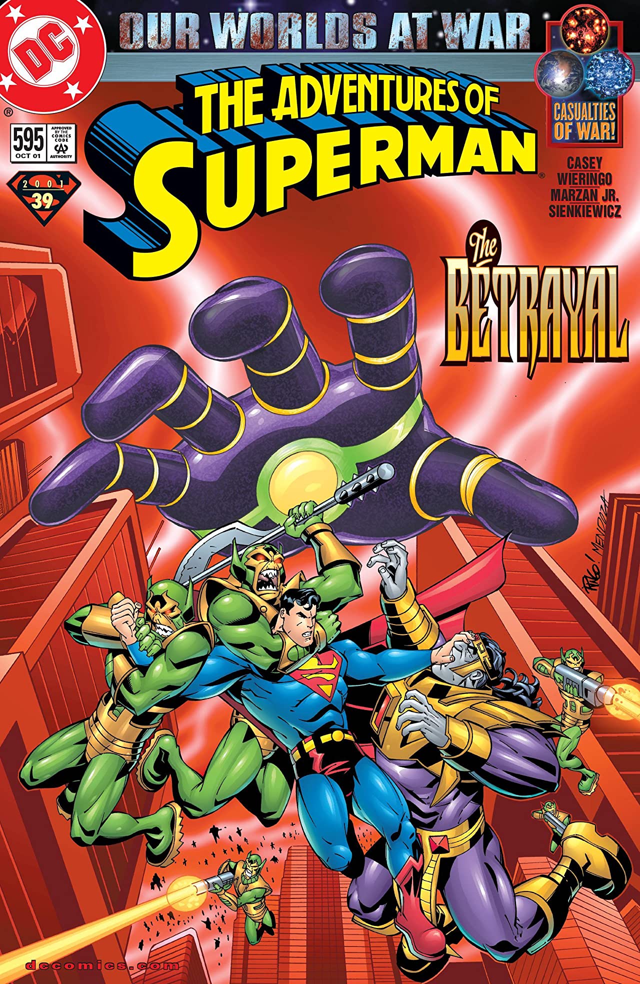 Adventures of Superman #595 cover