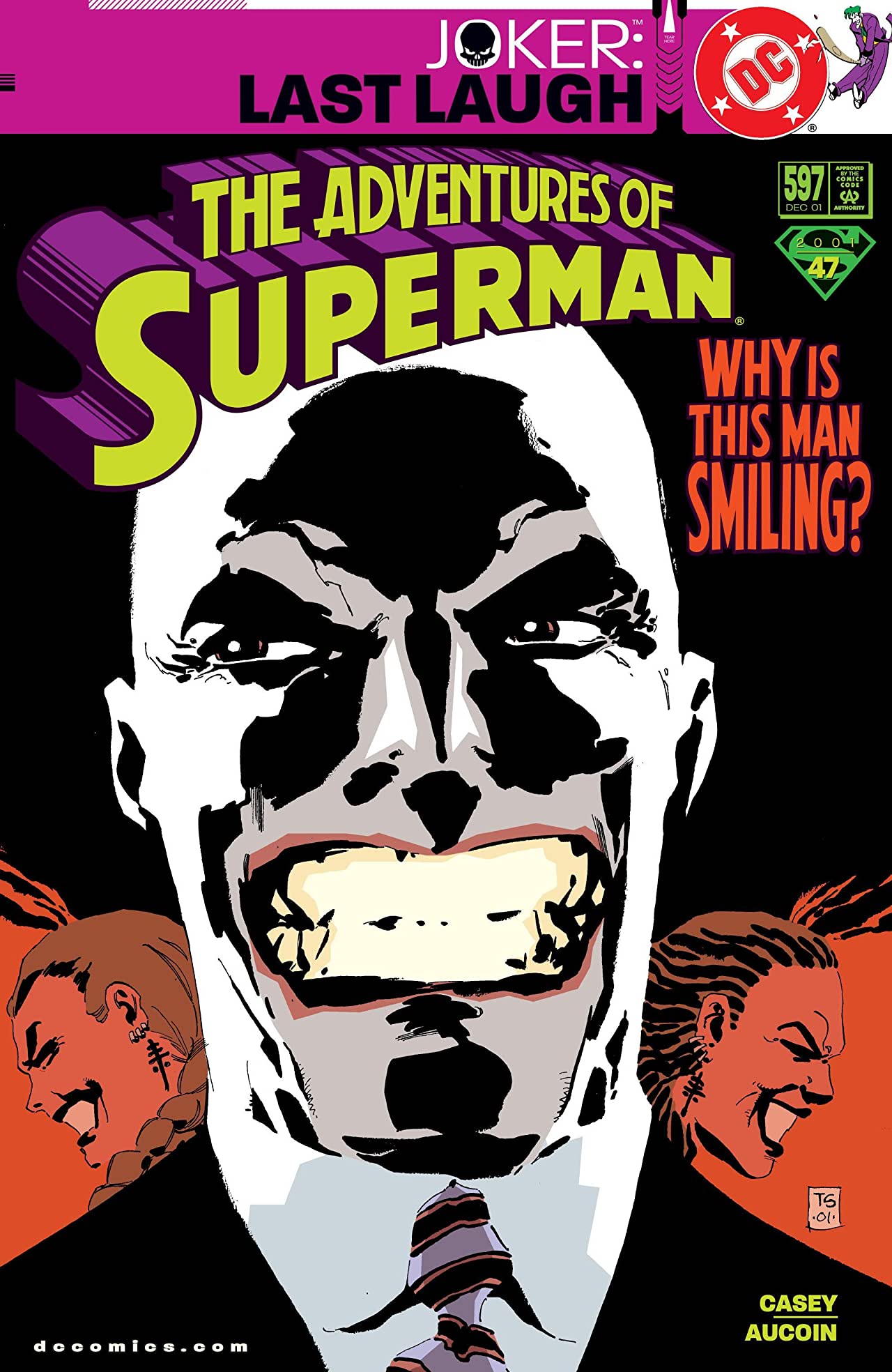Adventures of Superman #597 cover