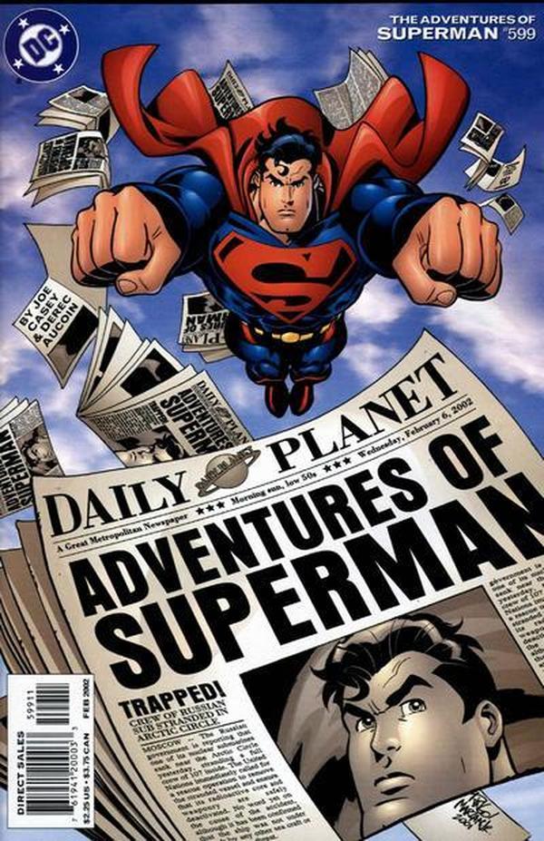 Adventures of Superman #599 cover