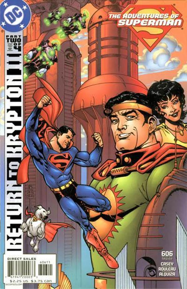 Adventures of Superman #606 cover