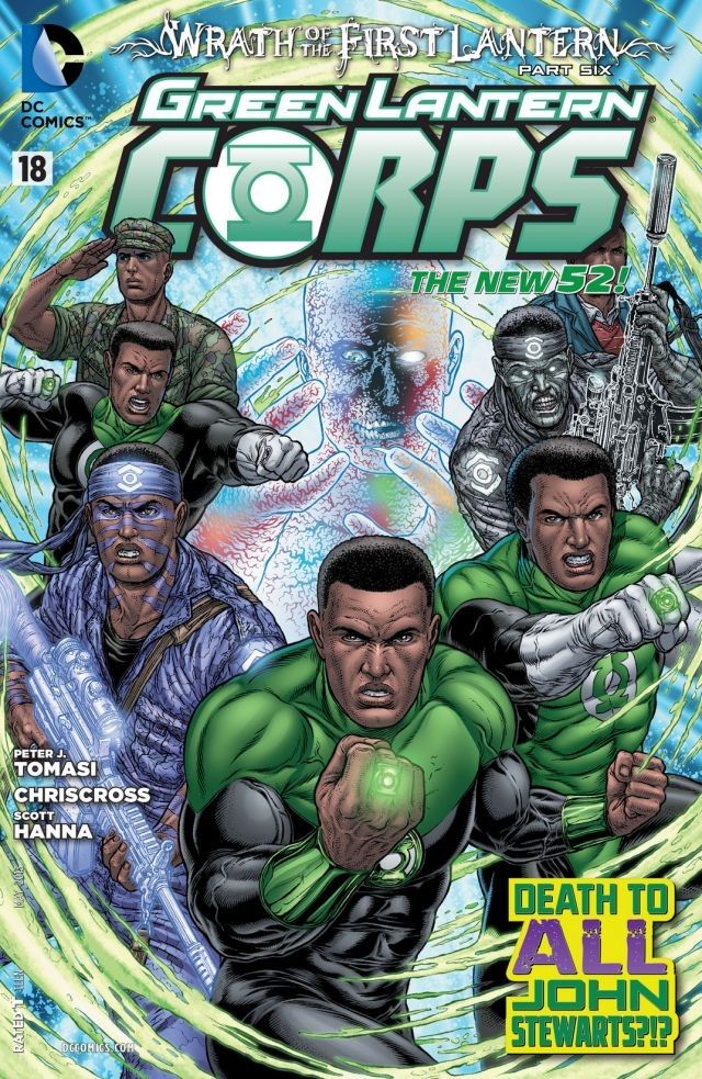 Green Lantern Corps #18 cover