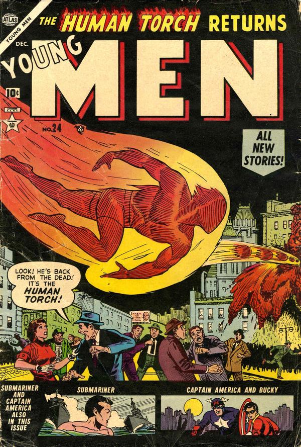 Young Men #24 cover