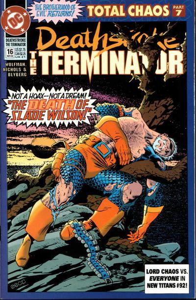 Deathstroke, the Terminator #16 cover