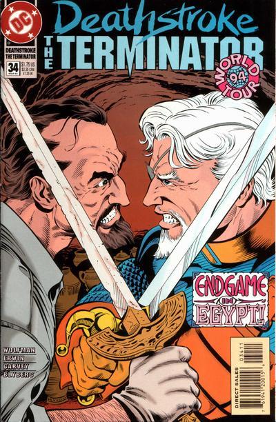 Deathstroke, the Terminator #34 cover
