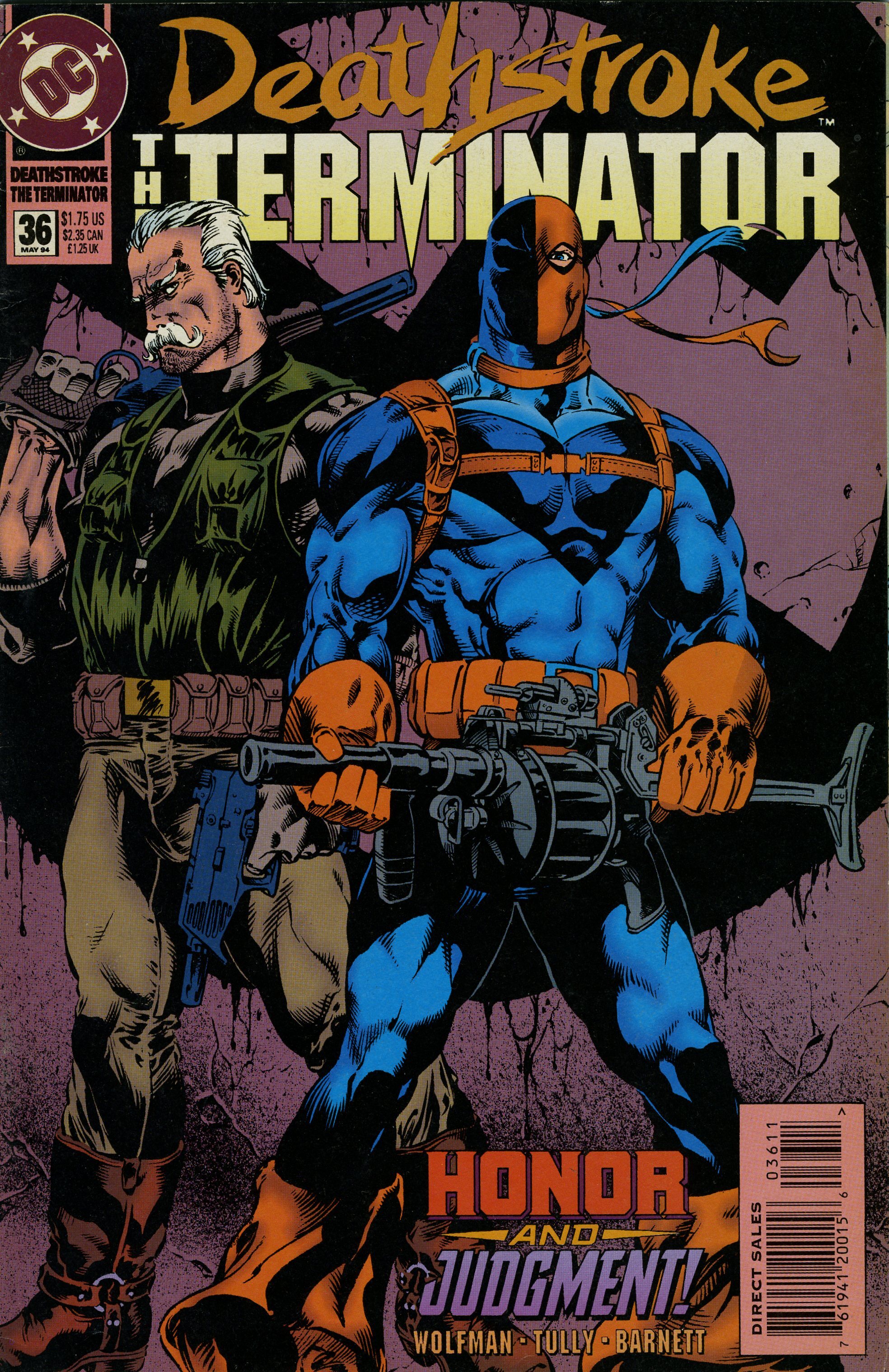 Deathstroke, the Terminator #36 cover