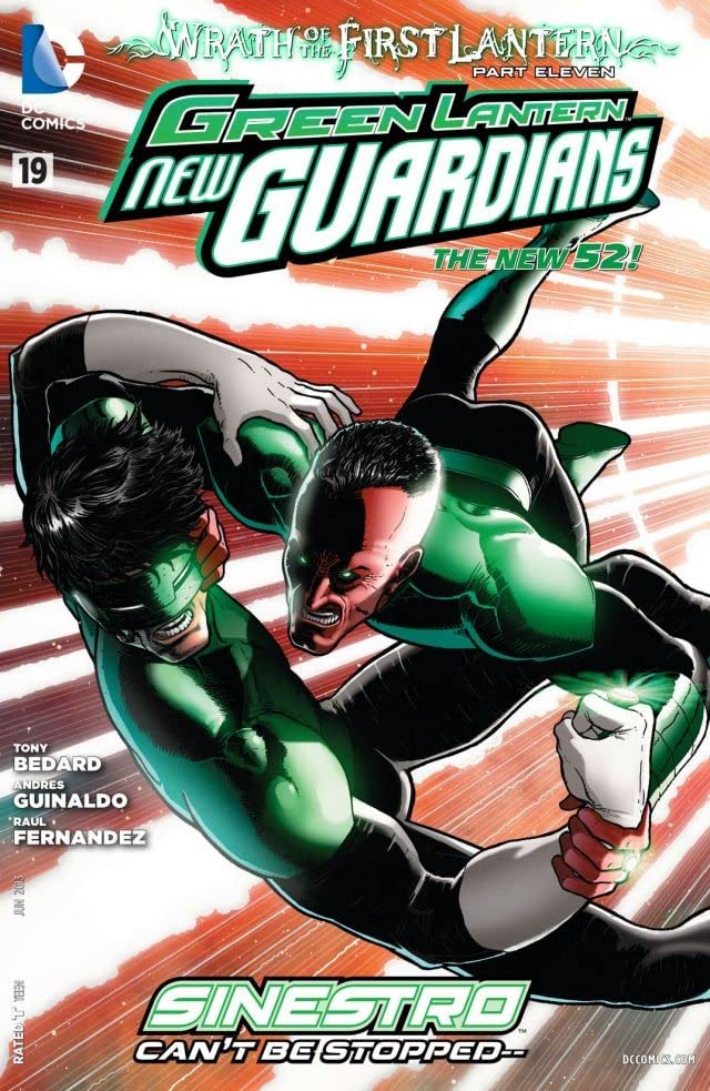 Green Lantern: New Guardians #19 cover