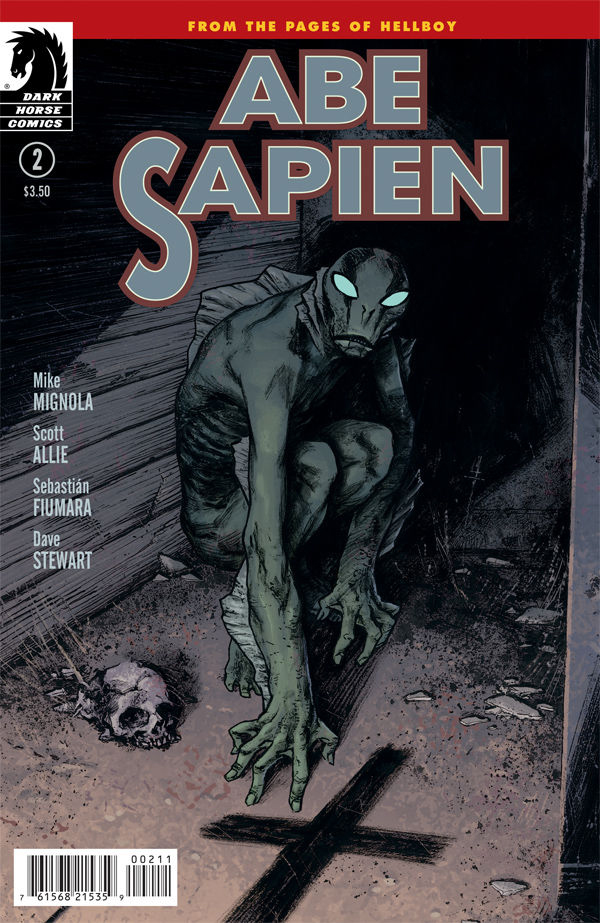 Abe Sapien #2 cover