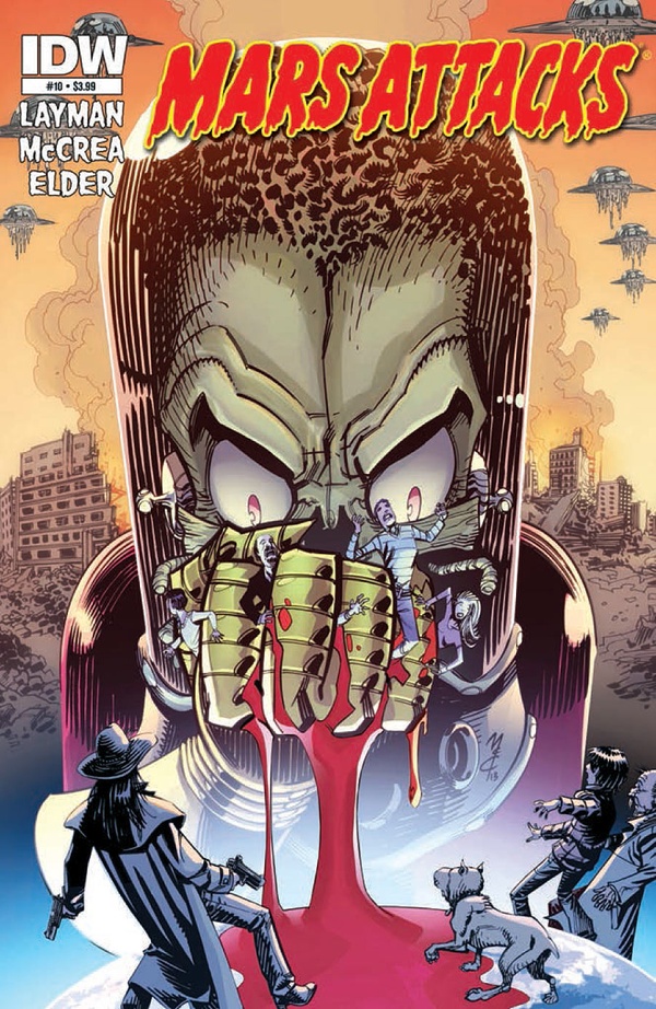 Mars Attacks #10 cover
