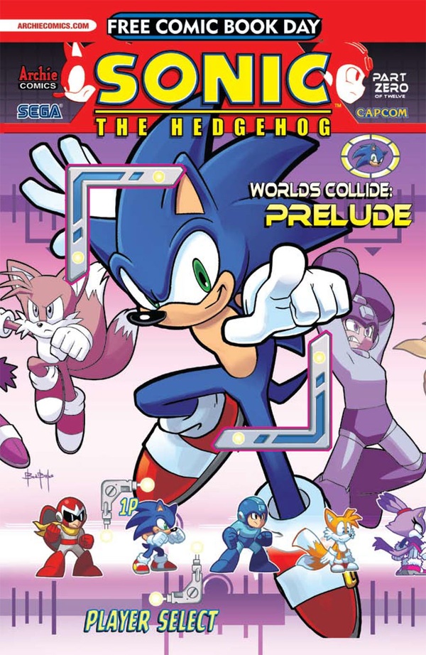 Sonic and Mega Man: Worlds Collide Prelude, Free Comic Book Day Edition