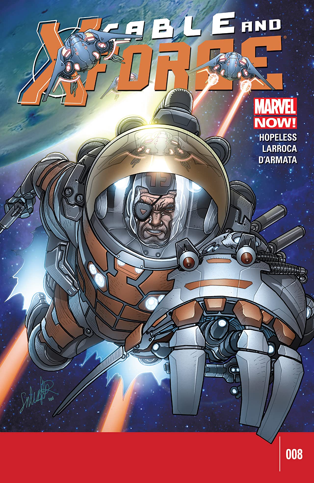 Cable and X-Force #8 cover